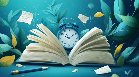 读书学习主题场景