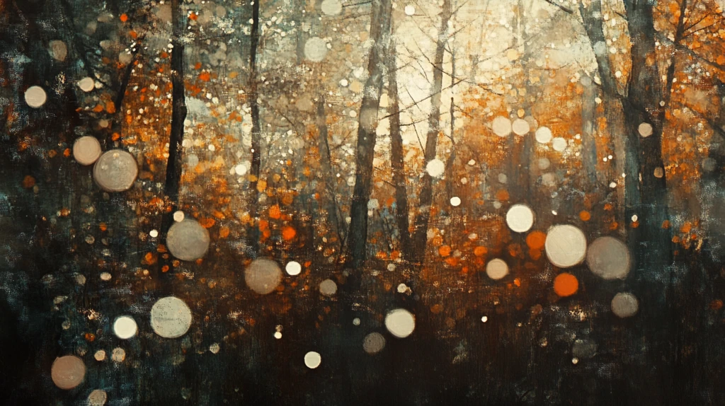 秋天森林画秋天壁纸