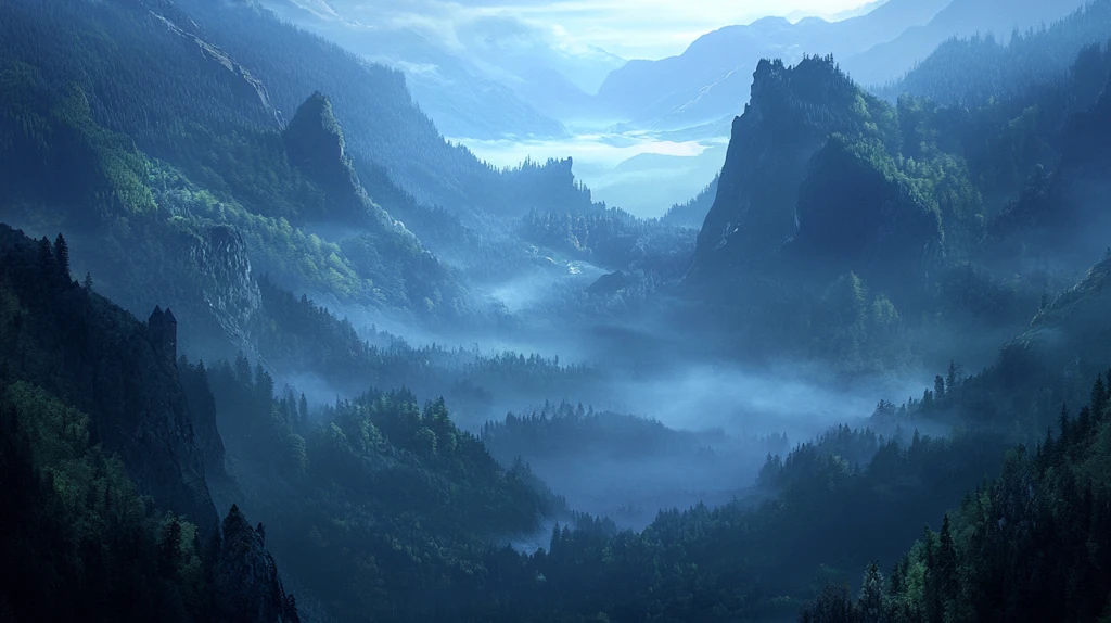 高清宽幅山水风光