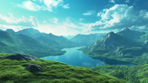 高清宽幅山水风光