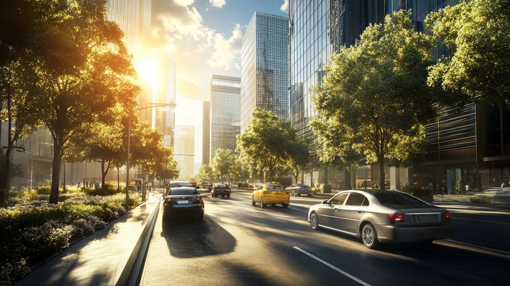 道路透视效果图