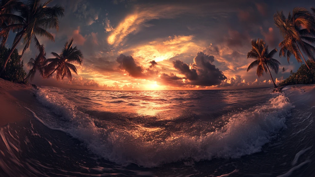 海洋风光全景图