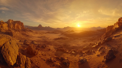 煌雅丹地貌全景图