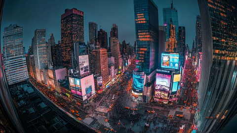 时代广场全景