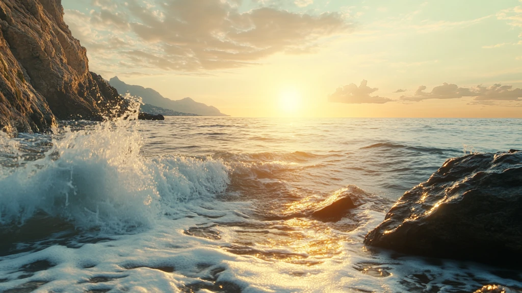 盐洲岛黑排角日落