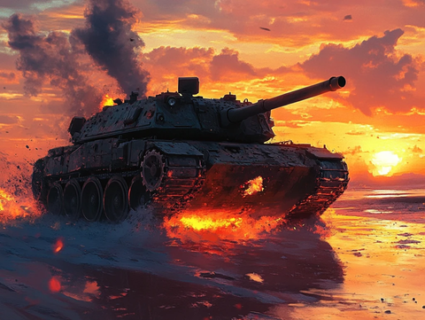 坦克插画