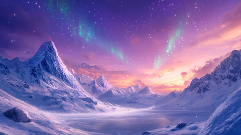 极光炫彩浪漫光影