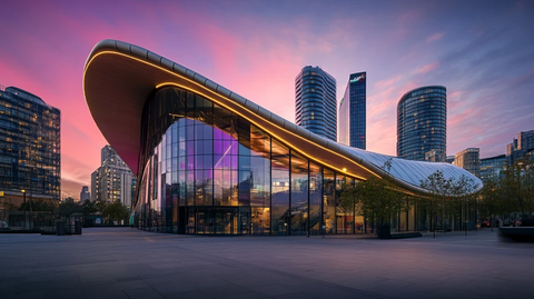 保利剧院傍晚风光