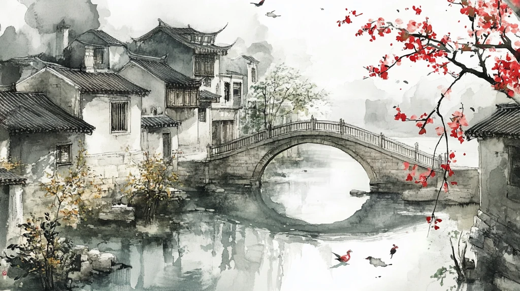 唯美浪漫江南水乡风情