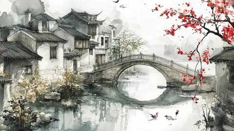 唯美浪漫江南水乡风情