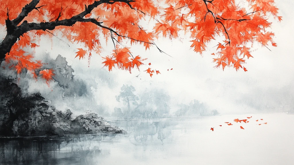 枫林电视墙素材