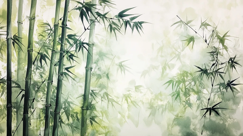 竹林艺术壁纸