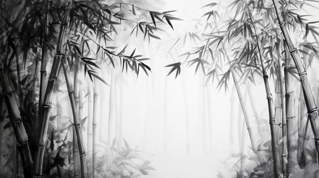 竹林水墨
