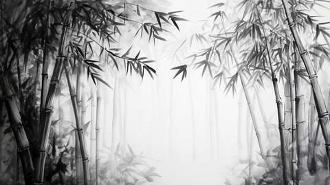 竹林水墨