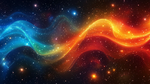 梦幻浪漫线条流动