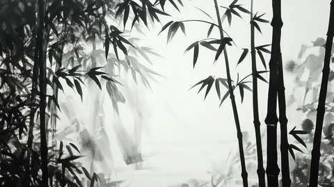 竹林水墨