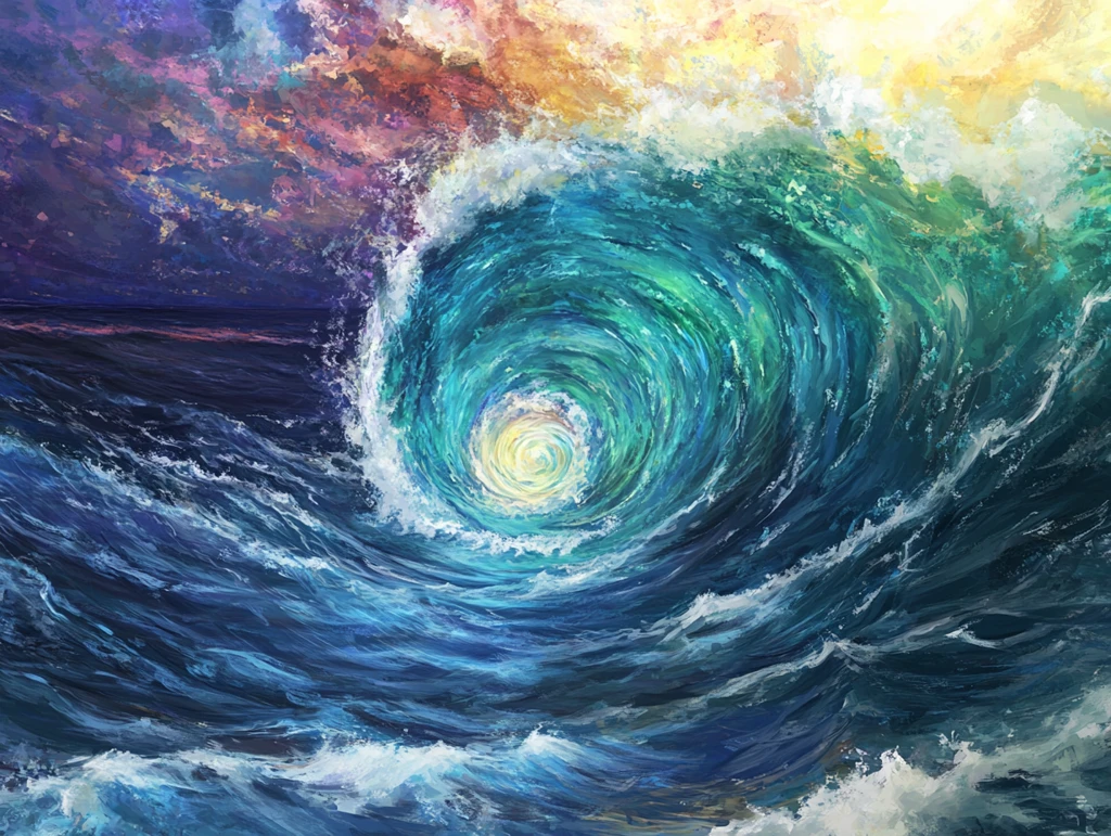 海洋流体画宇宙