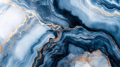 蓝色玛瑙石艺术背景