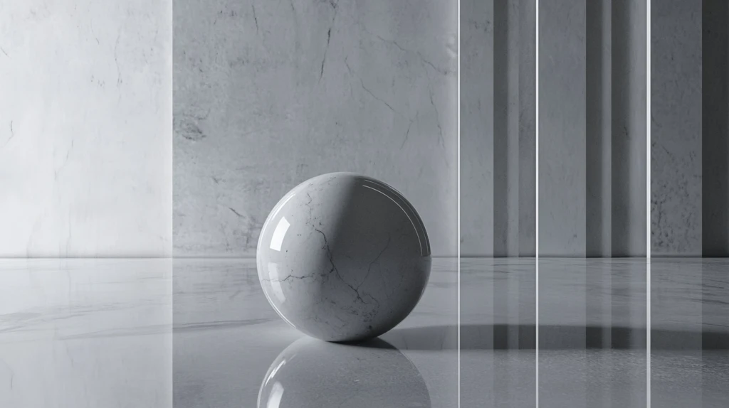 大理石纹理球体