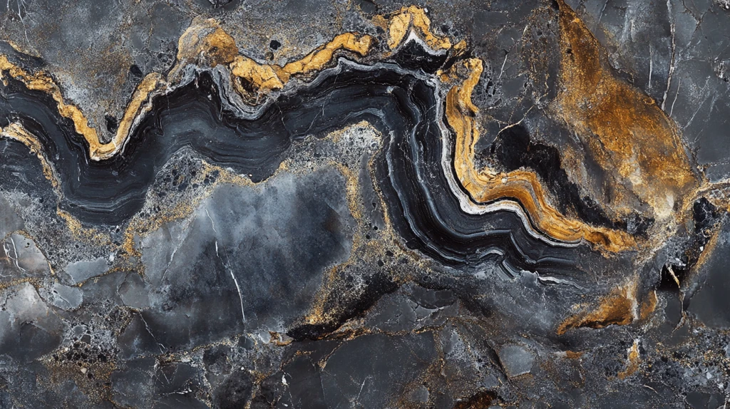 黄蓝相间大理石纹理