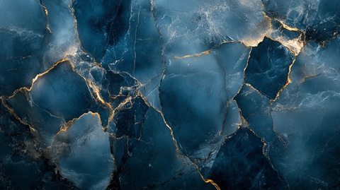 高清蓝色大理石纹理