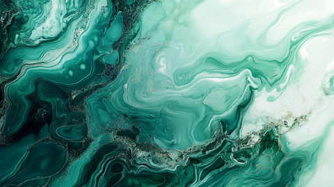 抽象炫彩流体画