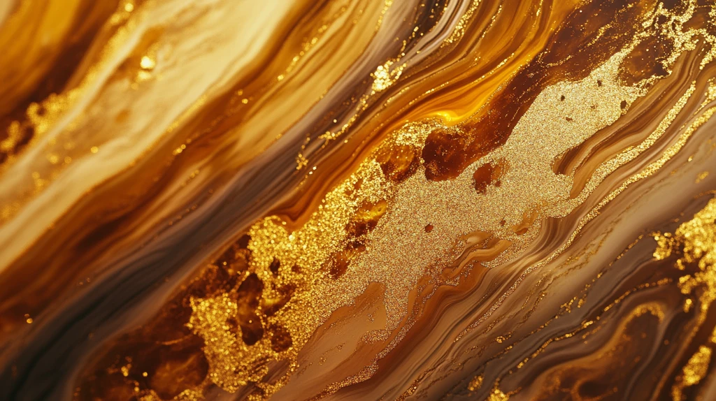 金色大理石纹理