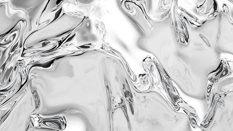 银色液态金属背景