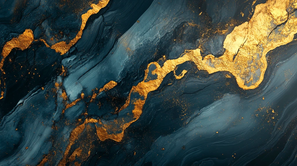 流体大理石金色素材