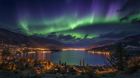 极光炫彩浪漫光影