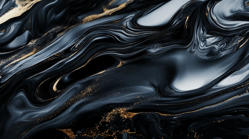 蓝色流体创意抽象画