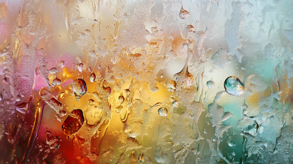 玻璃水珠设计壁纸