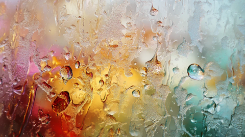 玻璃水珠设计壁纸