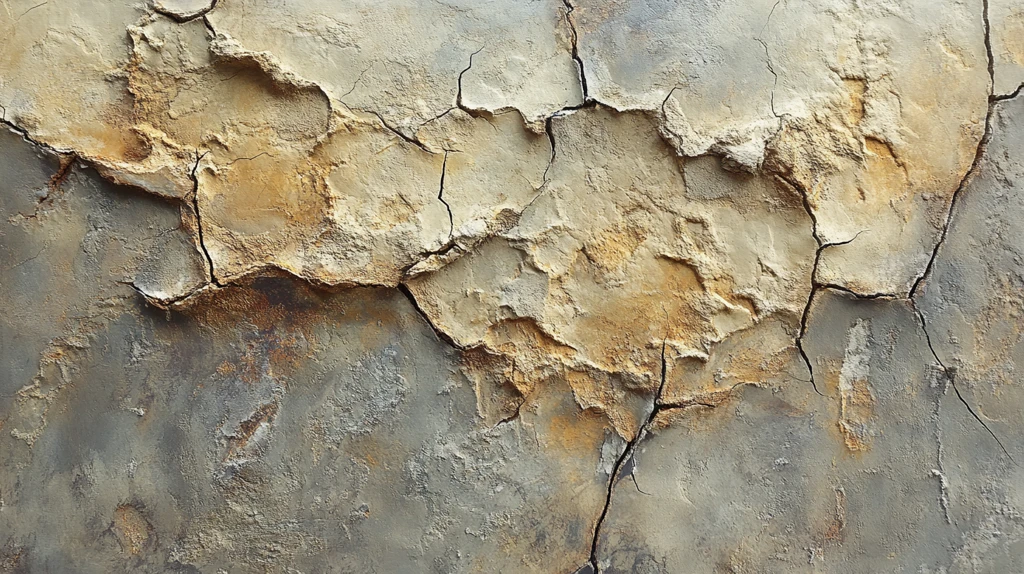 龟裂的涂料