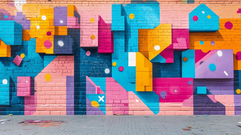 涂鸦风格立体背景