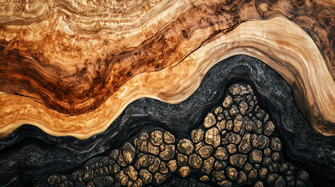 岩石纹理波纹图