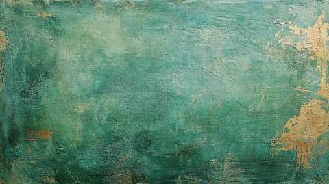 绿蓝色墙面背景