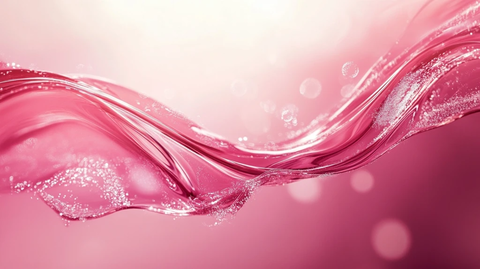 桃红色柔美曲线