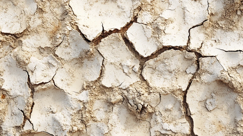 龟裂的泥土肌理背景