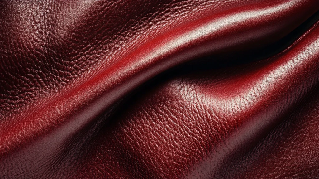 红色皮革素材