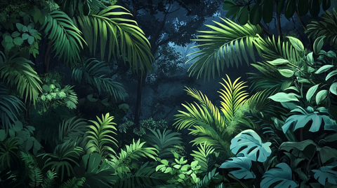 热带雨林插画