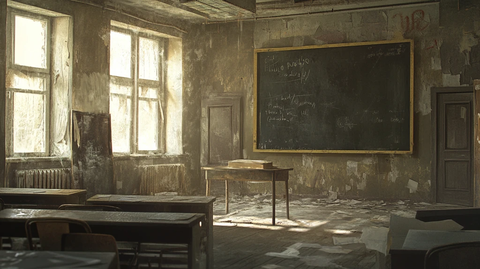 破旧课室