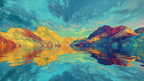 幻彩艺术山水风景