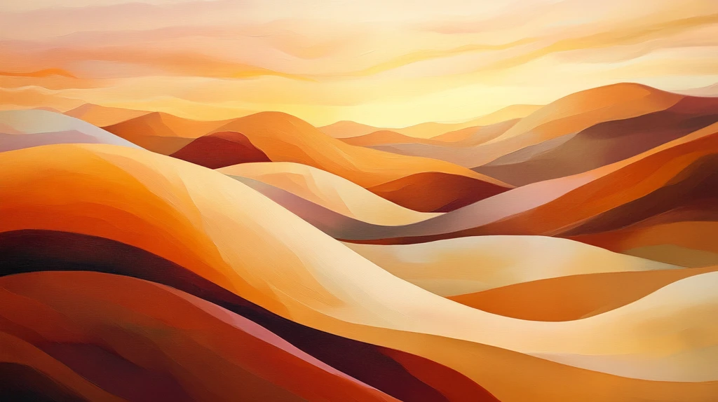 阿拉善插画宣传背景