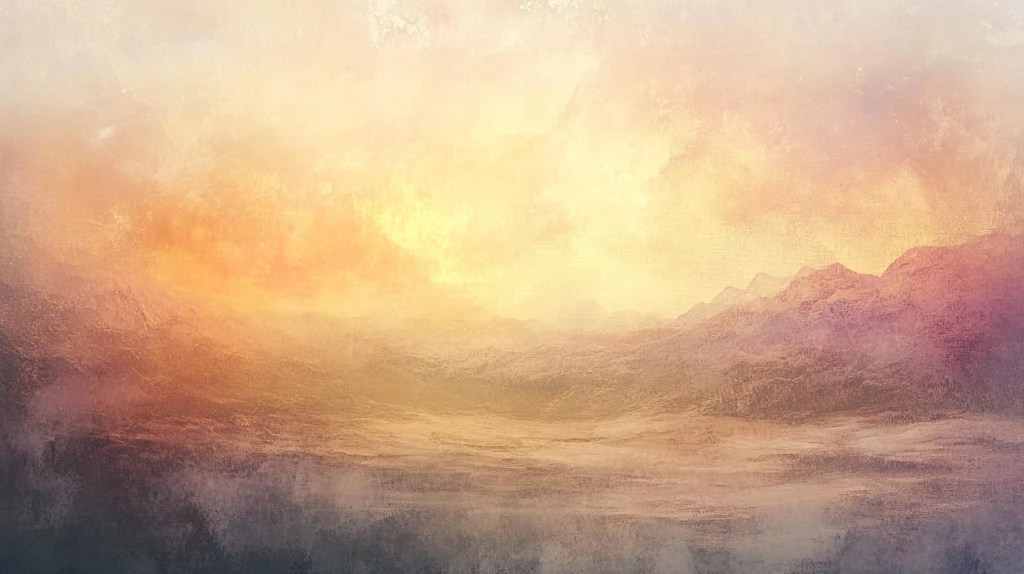 唯美意境水彩渐变