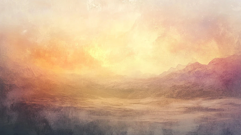 唯美意境水彩渐变