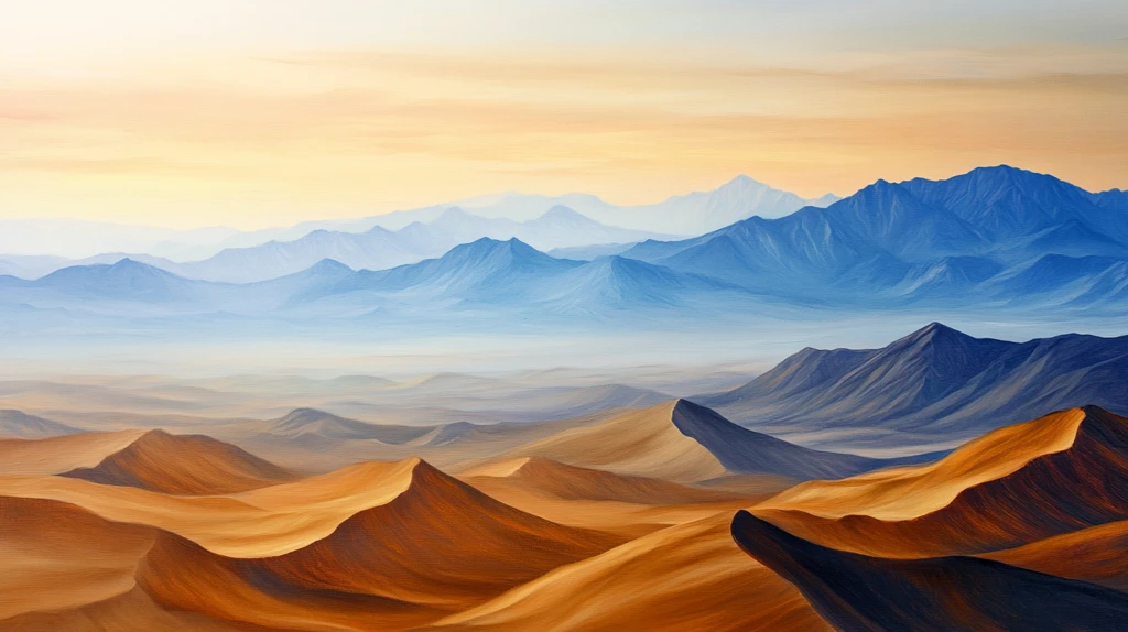 阿拉善插画宣传背景