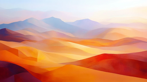 金色山脉立体山脉