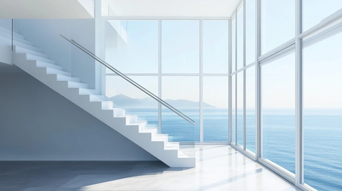 楼梯落地窗