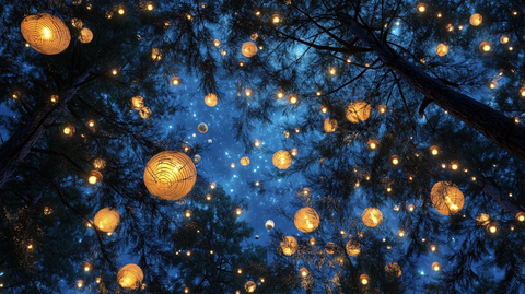 树上灯饰